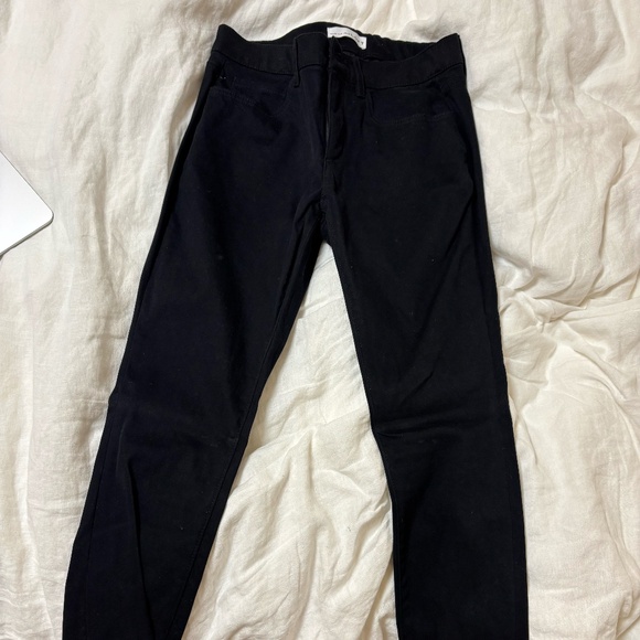 LOFT - Black Smooth Pants, Size 2 - Picture 1 of 2